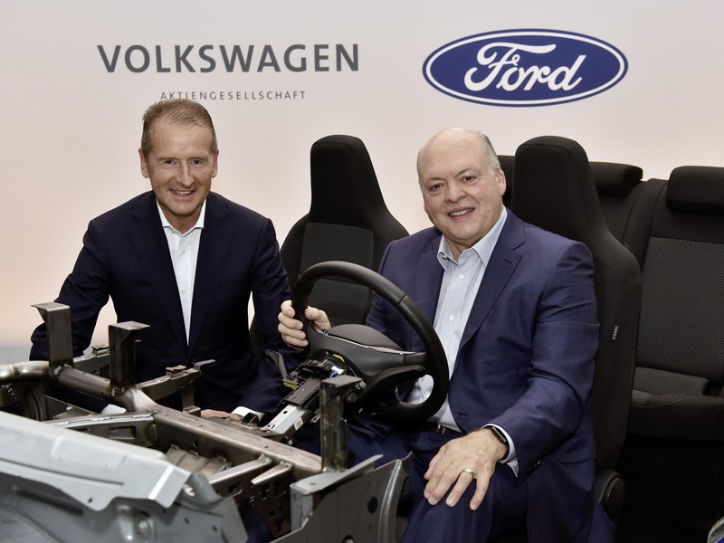 Volkswagen a Ford činí další přibližovací krok